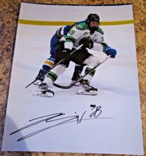 JONAH SIVERTSON SIGNED 8x10 MATTE PHOTO PRINCE ALBERT RAIDERS 2026 NHL DRAFT (A)
