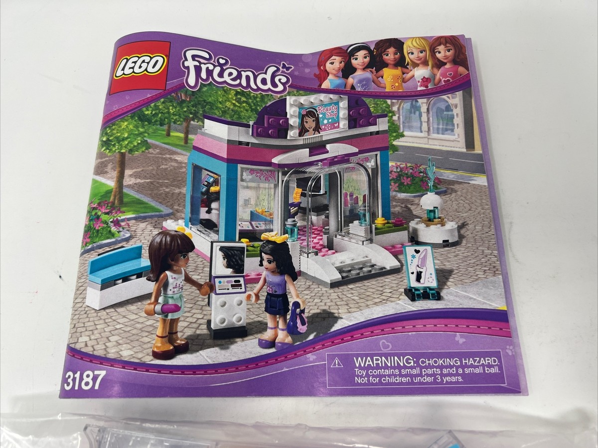 Lego Friends Butterfly Beauty Shop 3187 Retired 2012 Sarah Emma