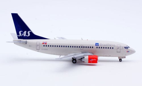 JC Wings 1:200 SAS Braathens Boeing B737-500 Diecast Aircraft Jet Model LN-BRO - Picture 6 of 15
