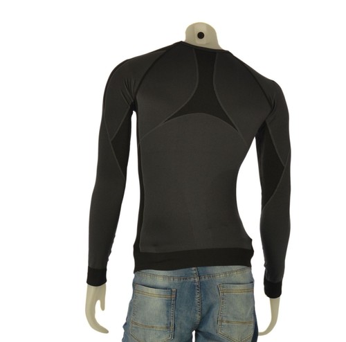 MAGLIETTA INTIMA SPORT UOMO RAGAZZO TERMICA MANICA LUNGA MARCA BRUGI ART. R24K - Imagen 4 de 8