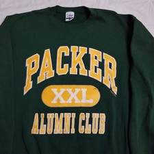 Vintage Green Bay Packers Sweatshirt Mens XL Green Crewneck 90s Made in USA NFL