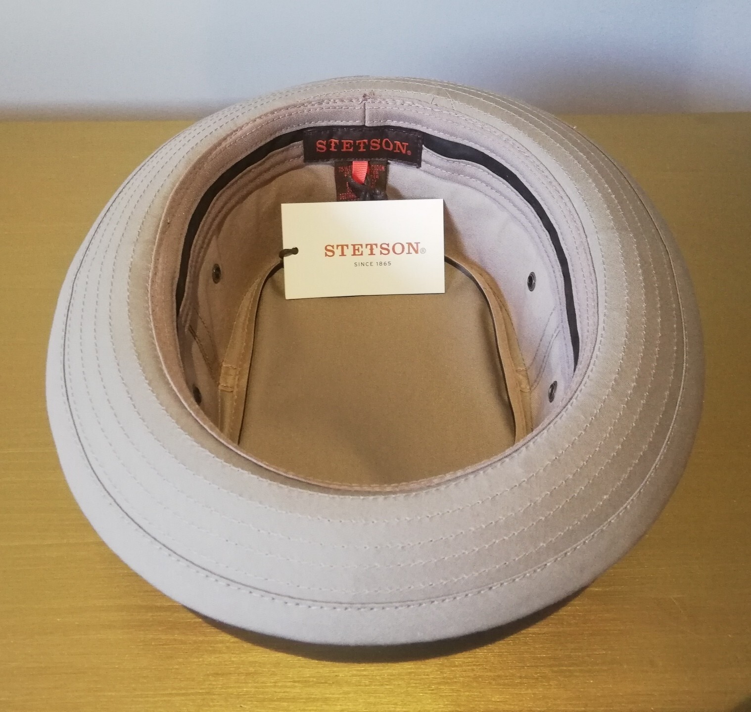 GENUINE STETSON FAIRWAY PORK PIE BUCKET HAT BOB MORTIMER GONE FISHING