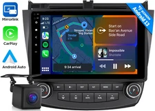 For Honda Accord 2003 2004 2005 2006 2007 Android 13 Car Radio Stereo GPS Navi