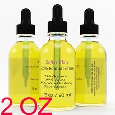 PURE 2 OZ RETINOL VITAMIN A 2.5 Anti Aging Wrinkle Acne Facial Face Serum Cream