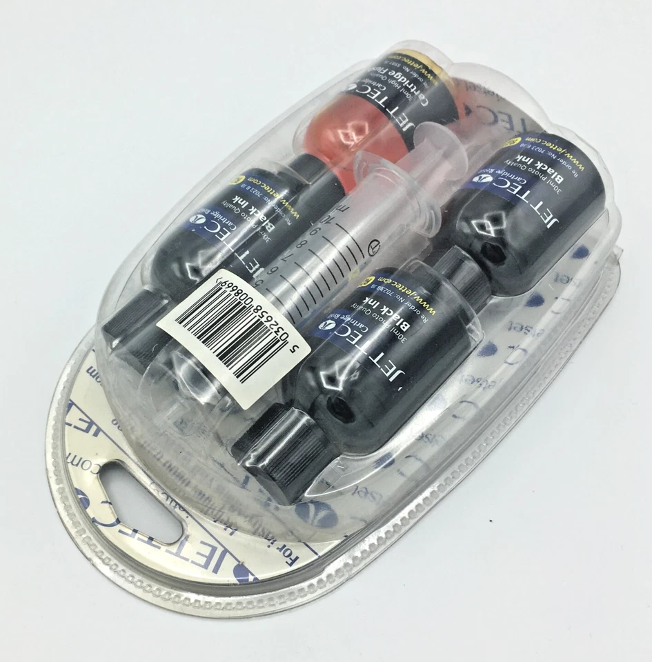 Jettec Jetset Refilling Solutions BLACK Refill Kit R26 for HP Epson Canon Compaq - Image 4 of 4