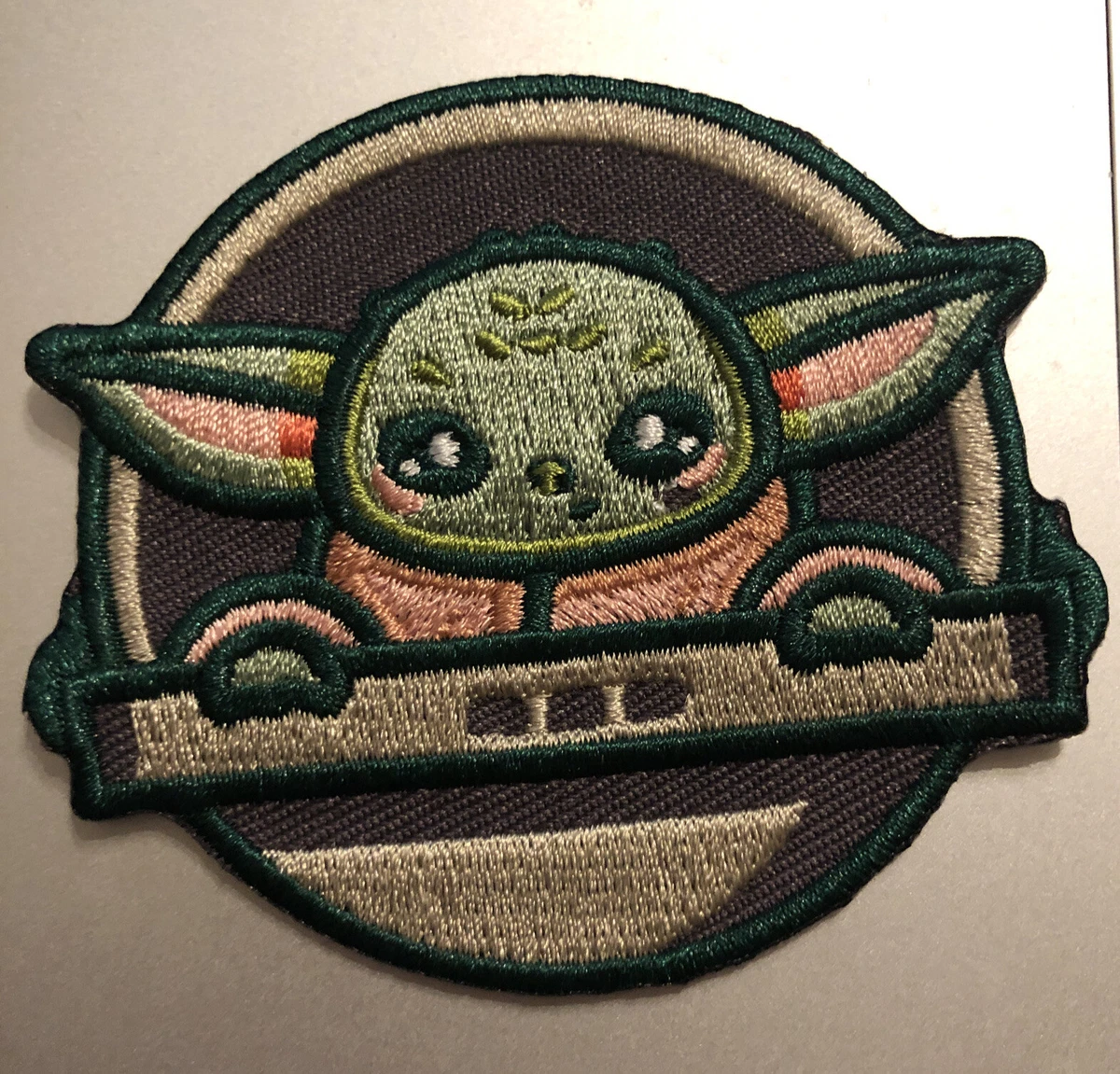 Premium Grogu Baby Yoda Patch Fan art 3 Embroidery artwork