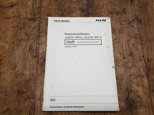 VW Reparaturleitfaden Audi 80/90 Automatische Getriebe 097#11217