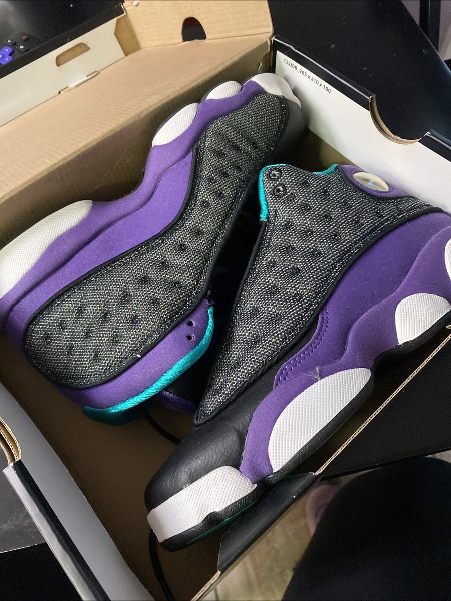 Girls Air Jordan 13 Ultraviolet Size 4.5 Y NIB Violet Teal | eBay