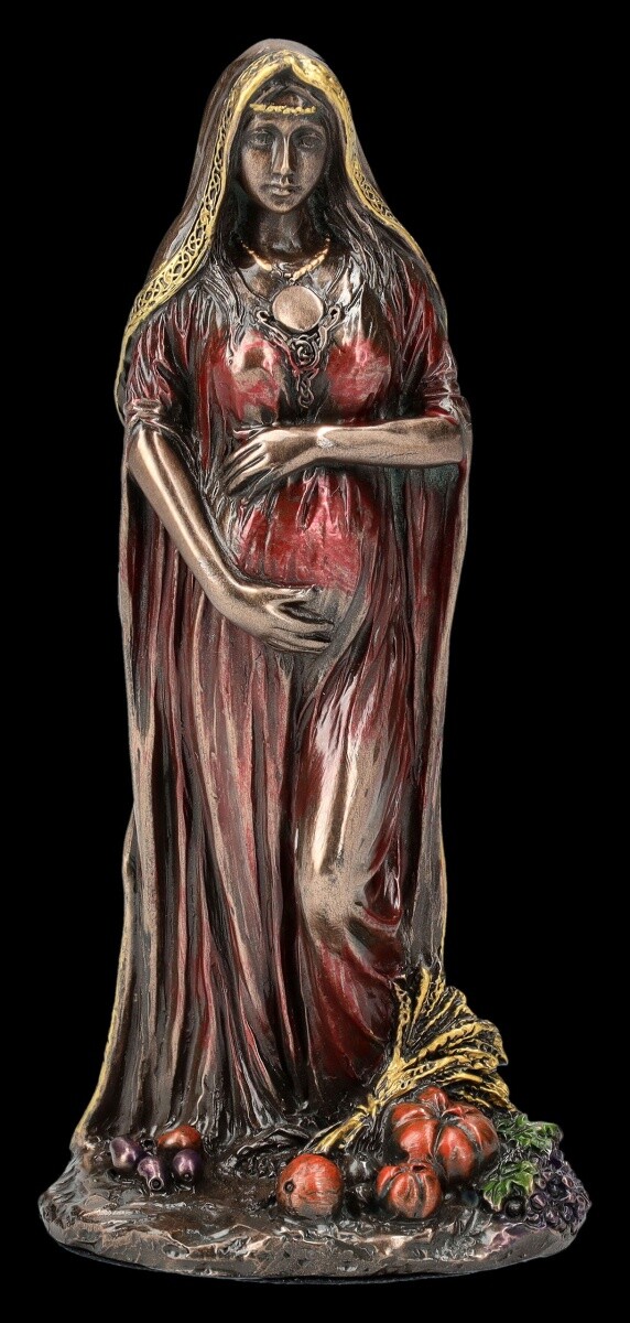 Trinity Goddess Figure – Celtic Mother Statue Veronese Decorative Figure 10 Cm