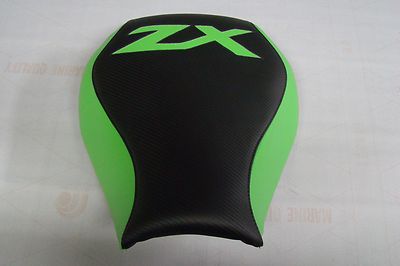 KAWASAKI ZX10R 2006/07 FRONT SEAT COVER Black/green NINJA ZX10 | eBay
