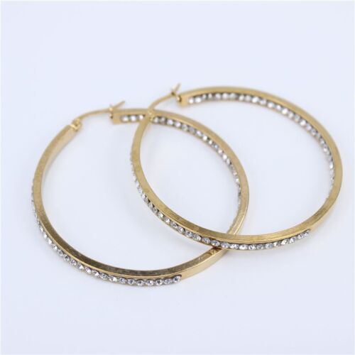 Vintage Fashion Crystal Hoop Earrings Women Charm Gift Bohemian Earring 1pair - Bild 14 von 15