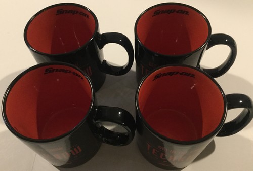 NEU! SNAP-ON TOOLS GARAGE MANN HÖHLE 4ER SET KAFFEE TEE TASSEN HEISSGETRÄNKE TASSEN - Bild 4 von 4