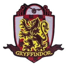 Harry Potter Gryffindor - Patch - Kostüm gestickter Aufnäher zum aufbügeln