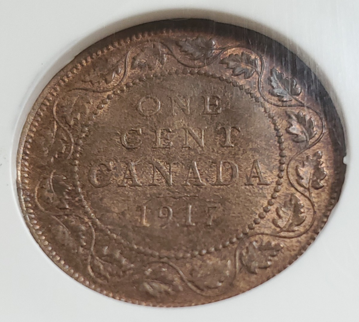 1917 CANADA 1 CENT - LARGE ONE CENT - NGC CERTIFIED MS65 - KING