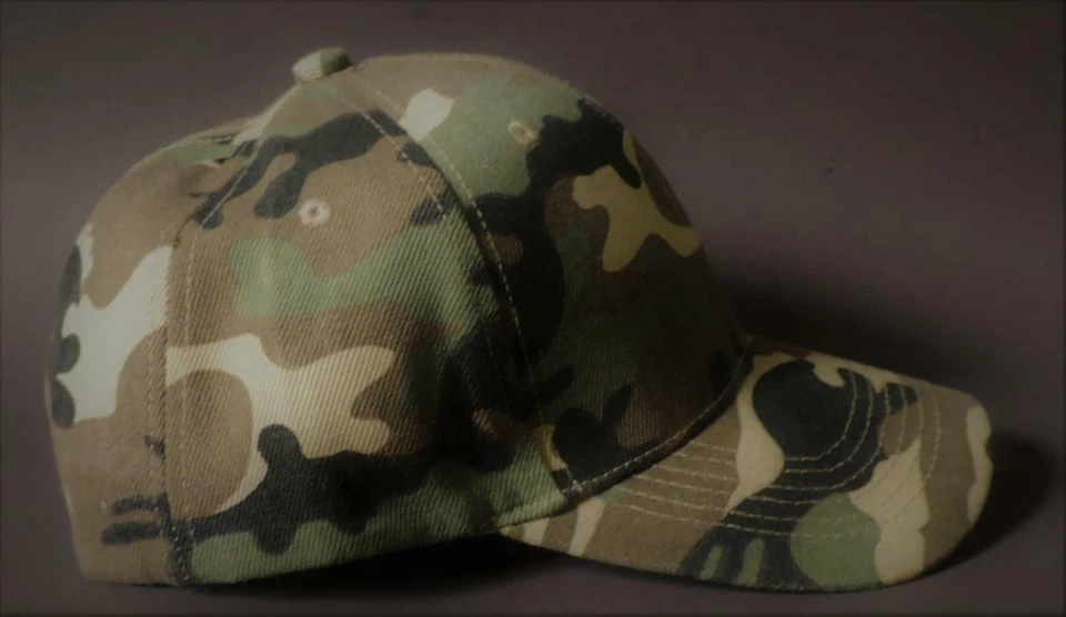 CAMUFLAJE Gorra de Pelota Ajustable en Blanco Sombrero Verde Marrón Negro Bronceado Bosque Camuflaje Foto 2 de 4