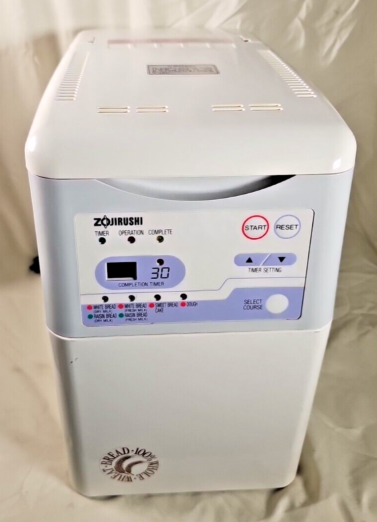 Zojirushi Automatic Bread Machine 1.5 lb Loaf Model BBCCN15 Tested eBay