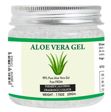 Aloe Vera Gel  100 Pure Natural Aloe Gel  for Moisturizing Face Skin  Hair C