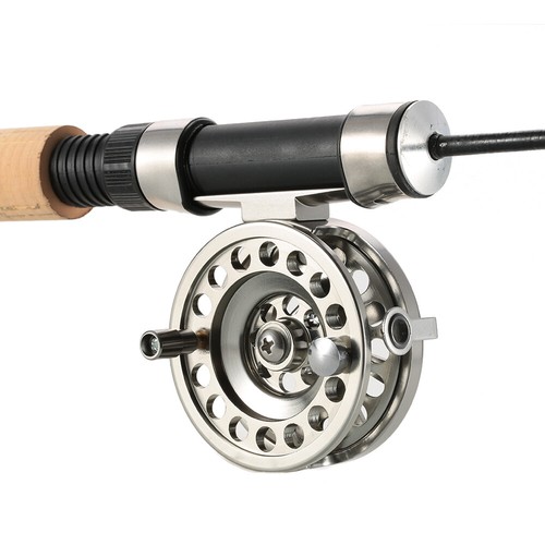 Gear ratio 1:1 Fly Fishing Reel Aluminum Alloy Fly Reel Smooth Ice Fishing Reel - Picture 20 of 25