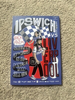 Ipswich Town v Liverpool 17/8/24 Arne Slot First Game Premier