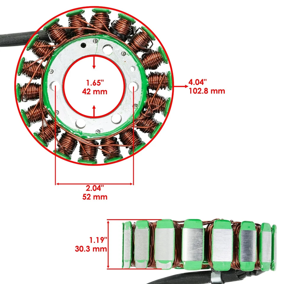 Stator & Regulator Rectifier For Kawasaki Vulcan 800 VN800A 1995-2005 — 第 2/4 张图片