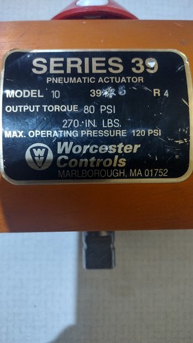 Worcester Controls Serie 39 pneumatischer Stellantrieb Modell 10 80psi