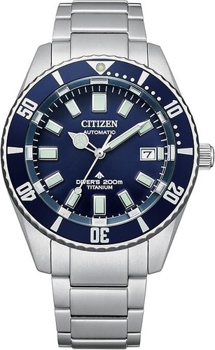 Citizen Promaster Dive Automatic Titanium Bracelet Watch | 41mm | NB6021-68L