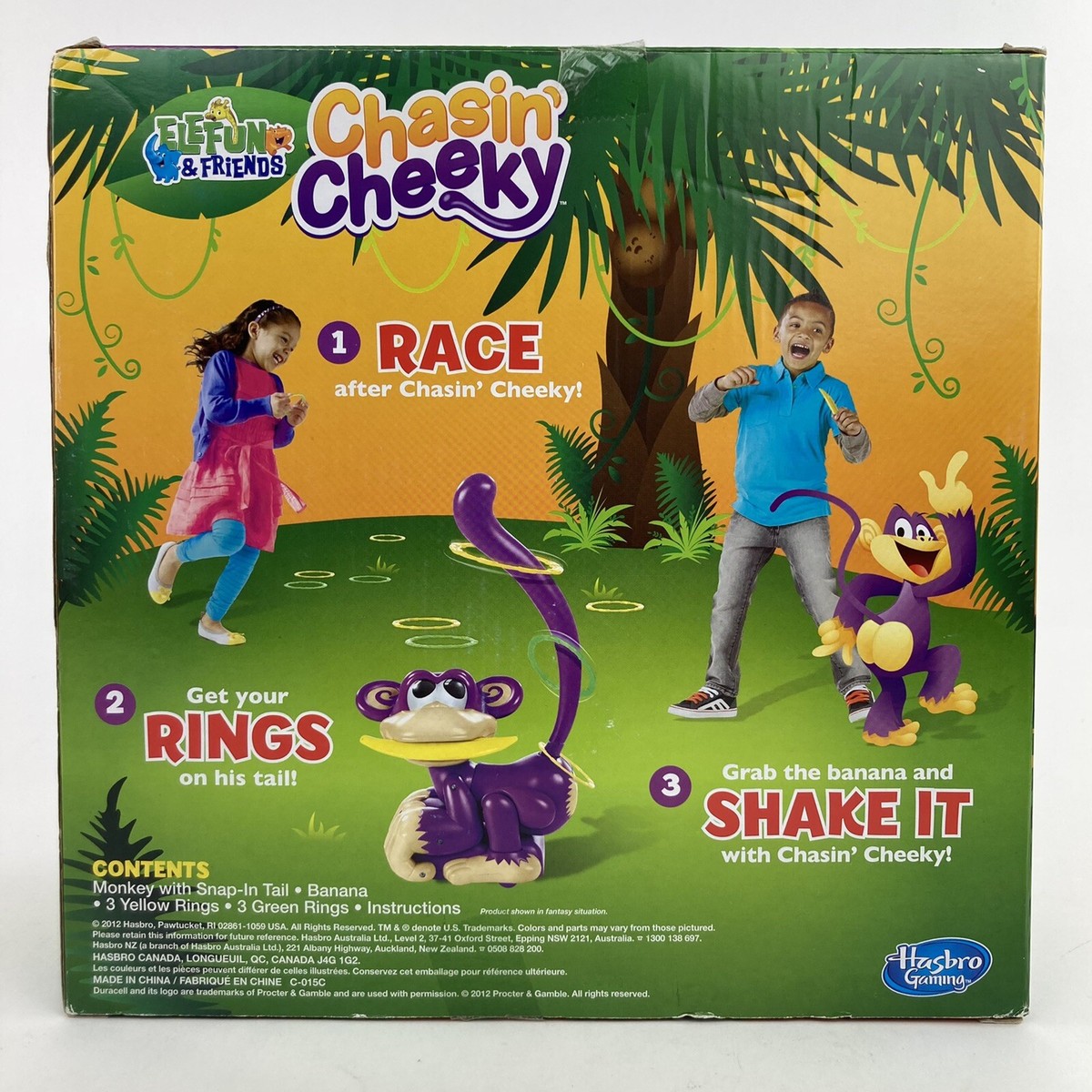 Hasbro Chasin' Cheeky Elefun Friends Game Monkey Banana Brand New