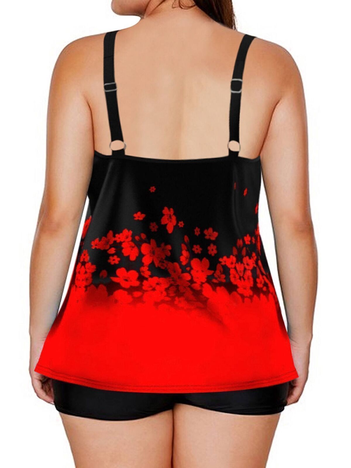 Plus Size Womens Tankini Shorts Set Ladies Swimming Beach Bathing Suit Swimsuit eBay