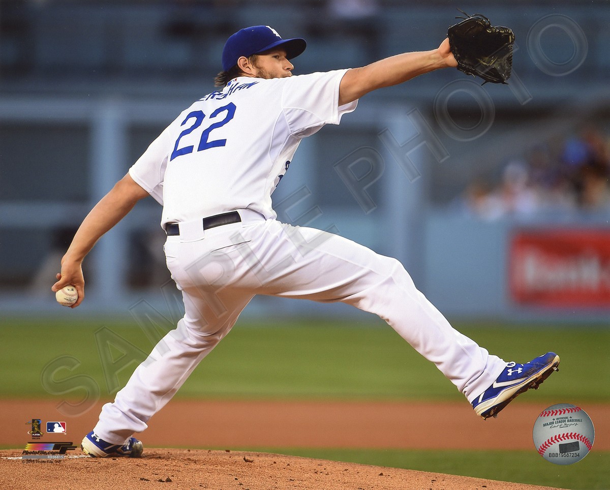 Clayton Kershaw Los Angeles Dodgers 2015 Action Licensed