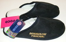 MIZZOU Men's Slippers Size M 9-10 FOCO USA Officially Licensed Mizzou Tigers