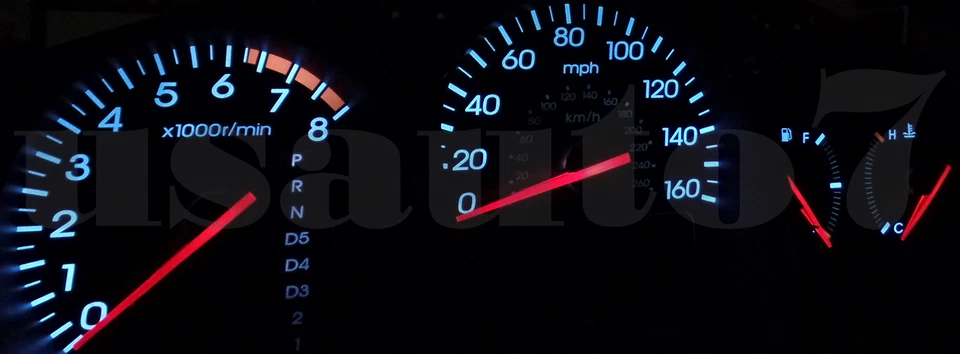 NEW Dash Instrument Cluster Gauge WHITE LED LIGHT BULBS KIT Fits 01-03 Acura CL Foto 3 de 4