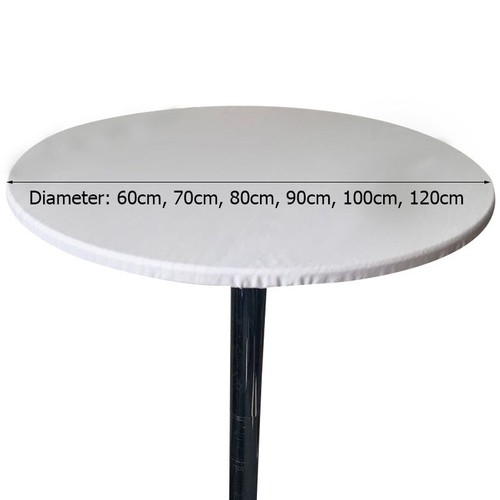 Round Waterproof Table Cover Cloth Elastic Fitted Tablecloth Oil Proof Protect ⁿ - Picture 11 of 17