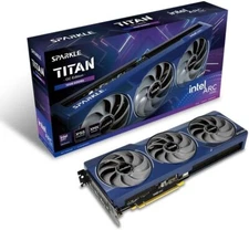 SPARKLE Intel Arc B580 TITAN OC 12GB GDDR6 PCIe 4.0 Graphics Card Blue GPU New