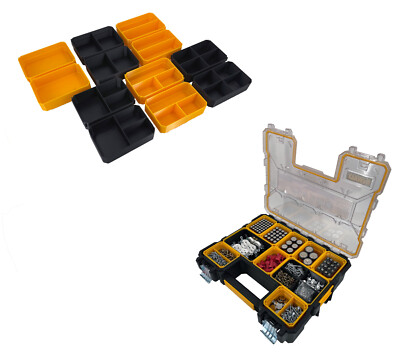 Dewalt Deep Pro Organizer Compatible Large Nesting Bin Set