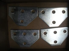 Gusett plate 4 hole B-Line B432 Unistrut Superstrut lot of 4 4 lots available