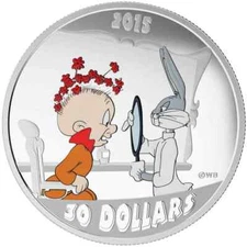 2015 $30 Looney TunesTM Classic Scenes: The Rabbit of Seville - Pure Silver Coin