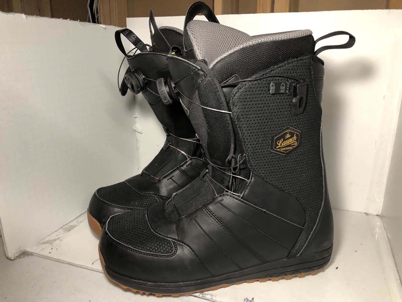 Stivali da snowboard SALOMON LAUNCH BOA SJ uomo US 12 5 neri LEGGI