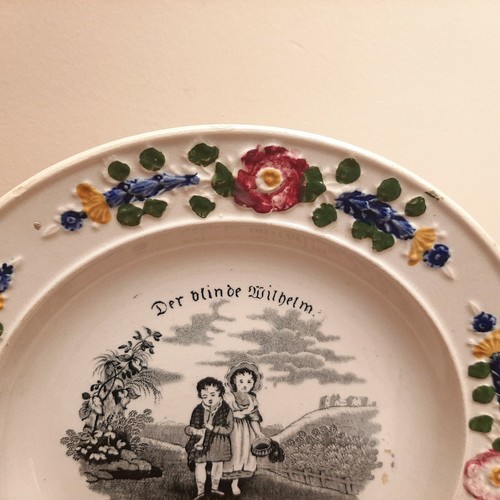 William Smith & Co Wedgwood Stockton "Blind William" Plate c1825 - Picture 3 of 8