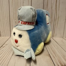 Vintage Eden Baby Express Train Windup Musical Plush Working 7 Inch