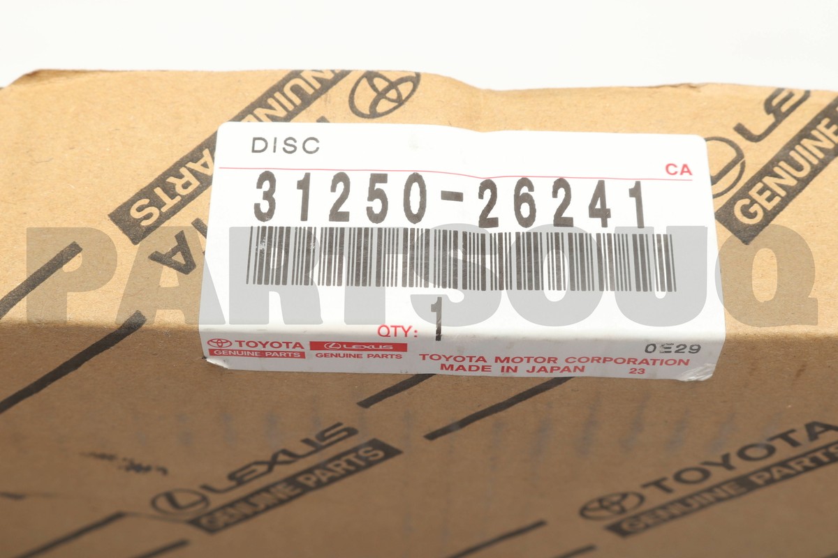 3125026241 Genuine Toyota DISC ASSY, CLUTCH 31250-26241 | eBay