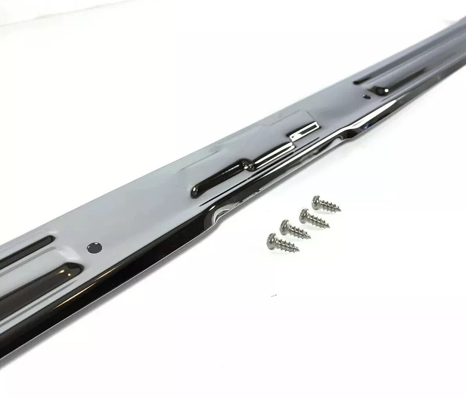 Placa de desgaste del umbral de la puerta con pajarita para camionetas Chevrolet 1967-72 Foto 4 de 4