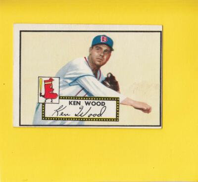 1952 Topps #139 Ken Wood Boston Red Sox VG/EX Very Good/Excellent