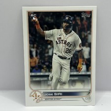 2022 Topps Series 2 Baseball Jose Siri Base RC #599 Houston Astros