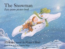 "THE SNOWMAN" EASY PIANO PICTURE BOOK-MUSIC BOOK-BRAND NEW ON SALE SONGBOOK