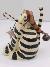Willi Raye Studio 2006 “Sweet Treat” Christmas Cat ww2568 Primitive Candycane 