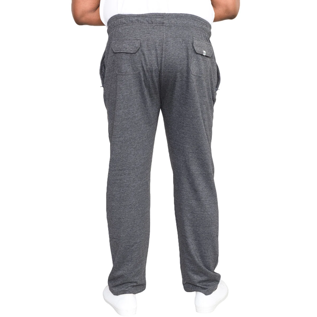 D555 Mens Rory Big Tall King Size Casual Fleece Jogging Bottoms
