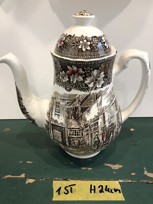 101 Teile Set, Coaching Taverns 1828'' - Royal Tudor Ware - England, Bunt