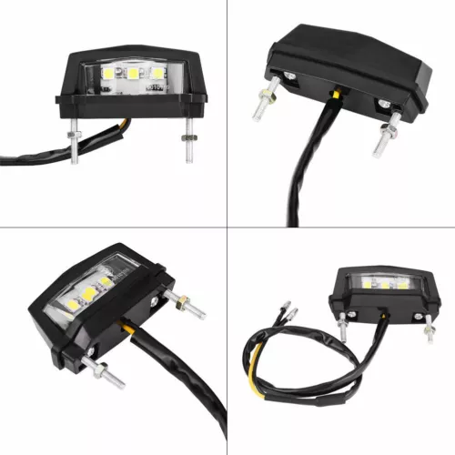 2xLED Kennzeichenbeleuchtung Universal 12V Fehlerfrei Rücklicht Anhänger LKW PKW - Bild 3 von 10