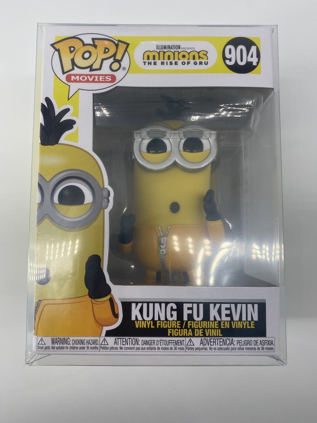 Funko Pop! Movies: Minions: The Rise Of Gru #904 Kung Fu Kevin Vinyl W/Protector