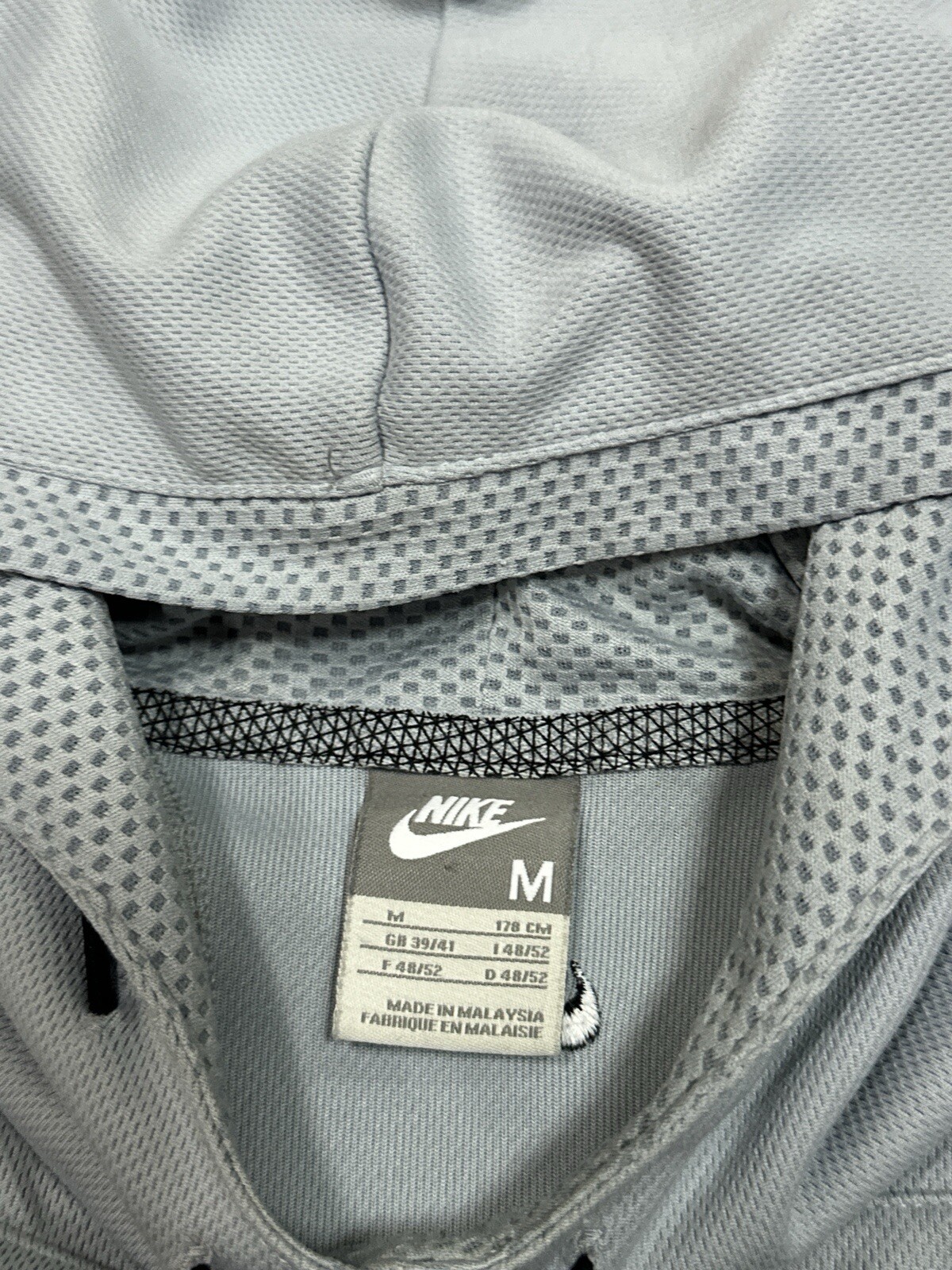 ARC'TERYX Gilet vintage Nike Shox con cappuccio grigio trapano uomo taglia M